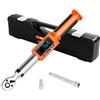 VEVOR Chiave Dinamometrica Digitale, 0-99,57 lbf-ft e 0-135 N.m Chiave Dinamometrica Elettronica ad Alta Precisione, 72 Denti, con Valore Preimpostato, Cicalino e Notifica LED, per Auto e Moto