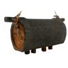 Terrapin Trading Ltd Campana Di Mucca Vintage In Legno Del Vietnam Fair Trade 25X11X9Cm