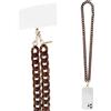 Case-Mate Crossbody Mobile Phone Chain Universale per il trasporto/Cordino [compatibile con tutti i telefoni cellulari e smartphone] per Apple iPhone 14 Pro Max/ 13/ S23 Ultra- Tortoise shell Chain