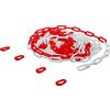BGS Do it yourself BGS Diy 80816 | Catenella di chiusura | rosso/bianco | 4 moschettoni | plastica | 7,5 m