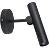 EGLO Almudaina - Lampada da parete LED per interni, minimalista, con faretto spot mobile, faretto da parete in metallo nero, lampada per soggiorno e camera da letto, colore luce bianco caldo