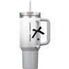 Starbucks x Stanley Korea 24SS Gray Quencher Tumbler & HeartDeco Chain SET