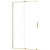 Rea Montana porta doccia 140 cm scorrevole oro spazzolata/vetro trasparente REA-K2499