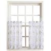 No. 918 Eve's Garden - Coppia di Tende da Cucina Semi-velate, 137,2 x 91,4 cm, Colore: Bianco