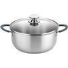 BRA Master | Casseruola 16 cm, Acciaio Inox, Senza antiaderente