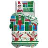 hermet The Elf On The Shelf Set Copripiumino Singolo in Cotone, Parure Copripiumino, Sacco + Federa, 100% Cotone, Natale, Prodotto Ufficiale, (Non Contiene Lenzuolo Sotto Con Angoli)