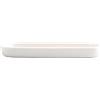 MSV - Vassoio in Ceramica - MAONIE Bianco Opaco - Elegante e Pratico - Multiuso per Gioielli e Cosmetici - Design Decorativo - 20 x 12 cm - Facile da Pulire