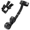 BDSMYEE Manette in Pelle Set di Giocattoli Sessuali per Coppia, Giochi di Bondage sul letto Cosplay Benda BDSM, Sex Toys Bondage Kit per Uomini e Donne