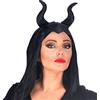 MIMIKRY Maleficent Copricapo Cerchietto con corna e parte frontale cattivo fata matrigna
