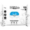 PetShine Salviette Detergenti Talco per Cani e Gatti 100pz
