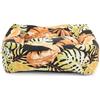 Record - Cuccia per Cani e Gatti Monstera in Cotone, Colore: Nero,50x35x15h cm. Lettino imbottito per animali a rapida asciugatura, morbido e accogliente. Cuscino rettangolare per animali