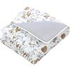 TupTam Tappeto Play Mat Per Bambini e Neonati Coperta 120 x 120 cm Gioco Imbottita XXL, Animali Selvatici