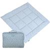 molis & co molis&co - Tappeto Gioco Bambini e Neonati 100x100x5cm - Tappeto Morbido Bambini - Tappeto Gioco Neonato Pieghevole, Reversibile e Lavabile - 100% Cotone (OEKO-TEX 100) - Blue Garden