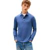 Tommy Hilfiger Maglietta Polo Uomo Maniche Lunghe Slim Basic, Blu (Aegean Sea), XS