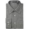 Enlision Camicia Grigio Scuro Righe Uomo Maniche Lunghe Eleganti Casual Camicia Polsini per Gemelli da Ufficio Commerciale 2XL