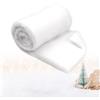 Xbessc Coperta di Neve Artificiale di Natale, Ispessita Bianca Tappeto di Neve Finta, Interni Decorazioni Natalizie Morbida, Esposizioni Invernali e Decorazioni per Feste, 240 x 80 cm