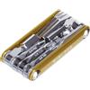 TOPEAK CHIAVE MULTIUSO MINI P20 PT30 (30 funzioni) oro con custodia