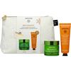 Apivita Cofanetto Regalo Bee Radiant con Crema Gel Anti-età e Anti-fatica Texture Ricca 50ml + Apivita Maschera Viso Illuminante Arancia 50ml