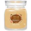 Yankee Candle Signature Jar Media Candela Glistening Leaves Fragranza Agrumi Muschio e Patchouli, 368g
