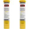 Swisse Ultiboost - Vitamina C Effervescente 1000mg Integratore Alimentare, 2 x 20 compresse