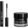 Lovren Lovrén Travel Kit - Cofanetto V3 Crema Viso Extra-Lift Effect 15ml + M1 Mascara Extra Volume 5ml