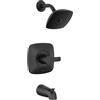 Delta Faucet T144339-BL-PP - Vasca da bagno e doccia, colore: nero opaco