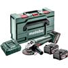 Metabo W 18 L 9-125 602249960 - Smerigliatrice angolare a batteria, 125 mm, 18 V, 4,0 Ah
