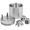 BestSaller 3001 'Super SIX' alluminio, 36 bastoncini da gioco e 2 cubi, argento (1 pezzo)