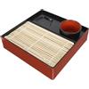 1 set giapponese freddo soba-zaru piastra melaminico sushi tagliatelle cibo