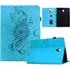 Bxithnr Custodia per Samsung Galaxy Tab A 10,5'' 2018 SMT590/T595/T597 - Cover Folio in Pelle Protettiva Case con Funzione di Supporto - Custodias a 360 Gradi - Azzurro Cielo
