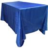 TINWARM Tovaglia in raso per la decorazione di matrimoni, feste di compleanno, eventi,Blu reale, 250 * 350cm