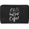 kwmobile Custodia TNT Compatibile con Nespresso Essenza Mini - Copertura Antipolvere Macchina caffè - Bianco/Nero Coffee Time