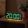ORIA Sveglia Digitale, Sveglia da Comodino con 2 Sveglie, 3 Livelli di Volume, Luminosità Regolabile, 10 Modalità di Luce Notturna, 8 Display RGB, 12/24 Ore, Snooze per Camera da letto, Ufficio