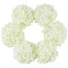 DuHouse Fiori artificiali di ortensia in seta più grandi con stelo, fiori finti di ortensia per matrimoni, casa, giardino, centrotavola, confezione da 6 (crema)