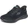 Skechers Scarpe da Ginnastica da Uomo Go Walk 8 Pate, Nere, 42