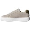 Calvin Klein Uomo Sneakers con Suola Preformata Chunky Laceup in Pelle Scamosciata, Blu (Desert Taupe/Medieval Forest), 43
