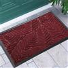 Yimobra Zerbino lavabile, 92 x 61 cm, zerbino antiscivolo per esterni - Zerbino premium contro lo sporco e la polvere, marrone vino