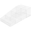 QXSJEDYCH Organizer for stazione for condimenti for caffè, portaoggetti for accessori da caffè con 12 scomparti, portaoggetti di massa con 4 portabicchieri, 8 ripiani for agitatori, snack, zuccheri, e
