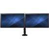 StarTech.com Braccio per Doppio Monitor da Scrivania - Barra Trasversale - Supporto con Morsetto con Altezza regolabile Monitor fino a 27