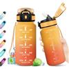 KollyKolla Borraccia 500ml, Bottiglia con Indicatore del Tempo Motivazionale, Bottiglia con Cannuccia, Riutilizzabile, Borraccia senza BPA, A Prova di Perdite, per Bambini, Scuola, Ufficio, Gym, Picnic