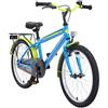 BIKESTAR Bicicletta bambini 6-7 anni ★ Bici bambino bambina 20 pollici Freno a pattino e freno a retropedale ★ 20" Classico Edition blu e verde