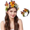Yolistar Cerchietto Fiori per Capelli Donna, Fiori Corona Fascia Capelli per Sposa Damigella Onore Ragazza Donna, Cerchietti Carnevale per Ragazze, Floreale Corona Fascia per Capelli per il Festival