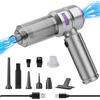Higoom 4 in 1 Cordless Aspirapolvere Portatile,Auto Aspirapolvere,22000PA Forte Aspirazione Mini Aspirapolvere,Soffiatore Di Polvere,Può Essere Utilizzato Per La Casa,Auto