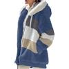 HEONSATI Giacche in Peluche da Donna Felpa Fine Fleece con Zip e Cappuccio Giacca Donna Teddy Outdoor Cappotti in Pile a Maniche Lunghe Calda Giacca Pile Sherpa Versione Loose Del Confortevole Warm