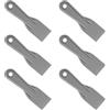 Gosknor 6pz Spatola di Plastica, Flessibile Raschietto per Stucco Raschietto da Muro Accessorio per Riparazione Stuccatura Rattoppo Intonacatura e Verniciatura(Grigio)