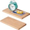 Gieanoo Mensole galleggianti, 30 cm, in rovere massello, set di 2 mensole da parete in legno rustico da parete, mensola per radiatore, per soggiorno, cucina, camera da letto