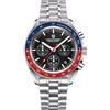 RollsTimi Pagani Design 1701 V5 Orologio Omaggio Uomo Cronografo Al Quarzo Orologi Giappone Movimento VK63 Cinturino in Acciaio Stianless Impermeabile 100M Orologio Sportivo, 1701 V5 Nero, Classico