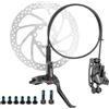 ENGWE MTB Set di Freni a Disco per Bici, Freno a Disco Idraulico in Lega di Alluminio per Mountain Bike (Anteriore Destro+1PCS Rotore da 160 mm, Anteriore800 mm)