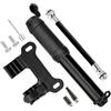 Mikiuly Pompa Bicicletta Portatile, Mini Pompa per Bicicletta, Mini Pompa per Bici in Alluminio, Accessori Bici, con Staffa di Montaggio, per Corsa, Strada, MTB, Biciclette Bambini, Lunga 19.5cm