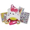 Grandi Giochi Hello Kitty - Zainetto Mini Hello Kitty Art & Craft, 3 Modelli con Moschettone Appendibili E Non Selezionabili, Contiene Quadernino, Stickers E Altri Acessori, per Bambini dai 3 Anni
